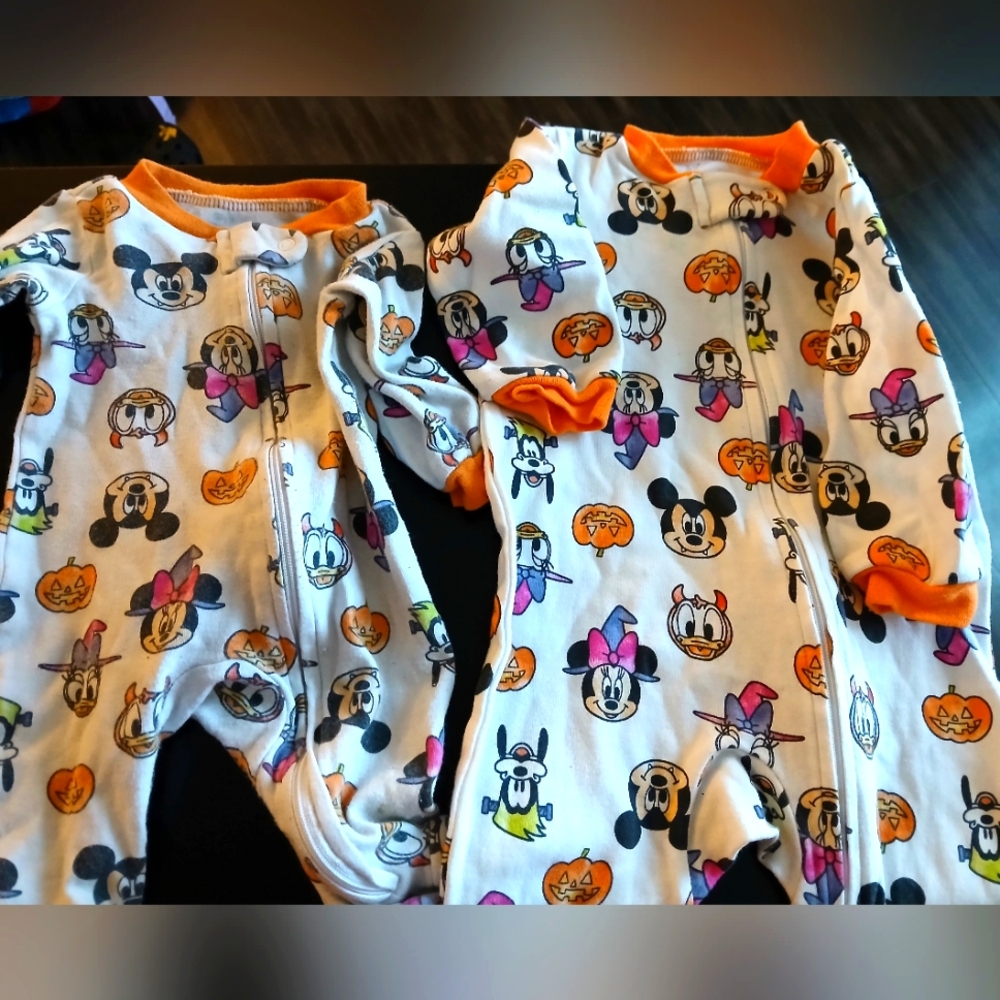 Disney Newborn And 3-6 Months Halloween Sleepers